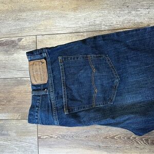 American Eagle Outfitters Dark Blue Relaxed Jeans